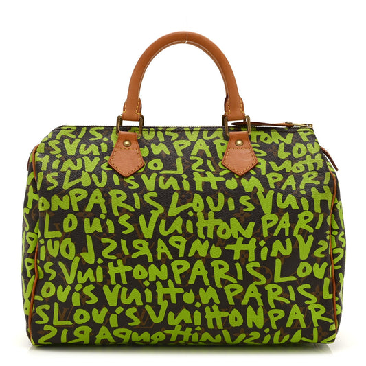 Monogram Graffiti Speedy 30 Green