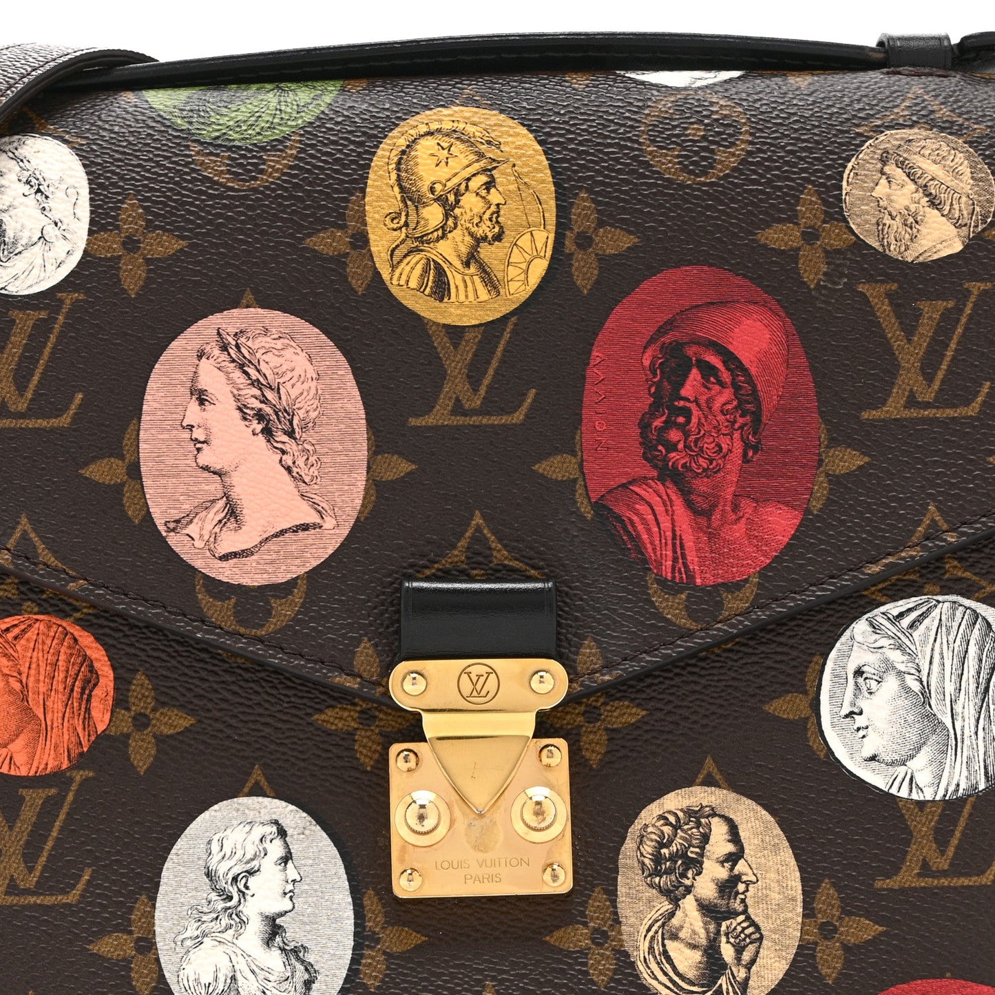 x FORNASETTI Monogram Cameo Pochette Metis