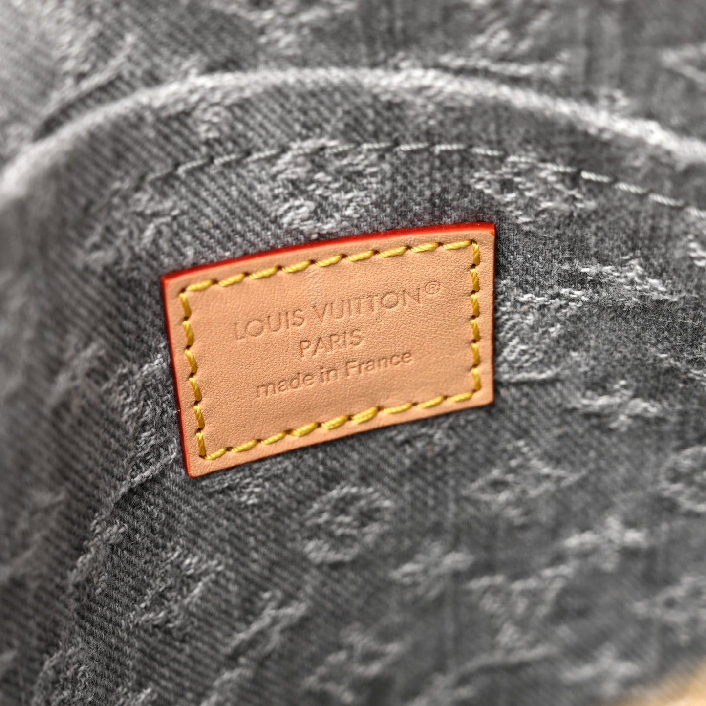 Monogram Denim Speedy Soft 30 Washed Gray