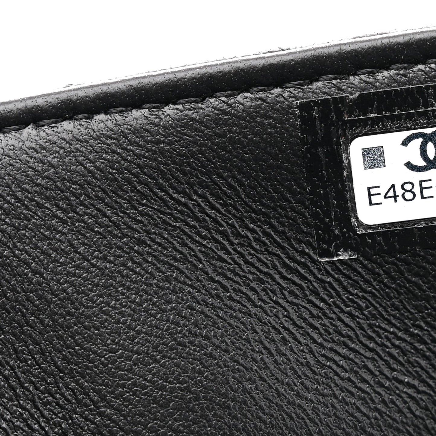 Lambskin Quilted Tab Mini Flap Black