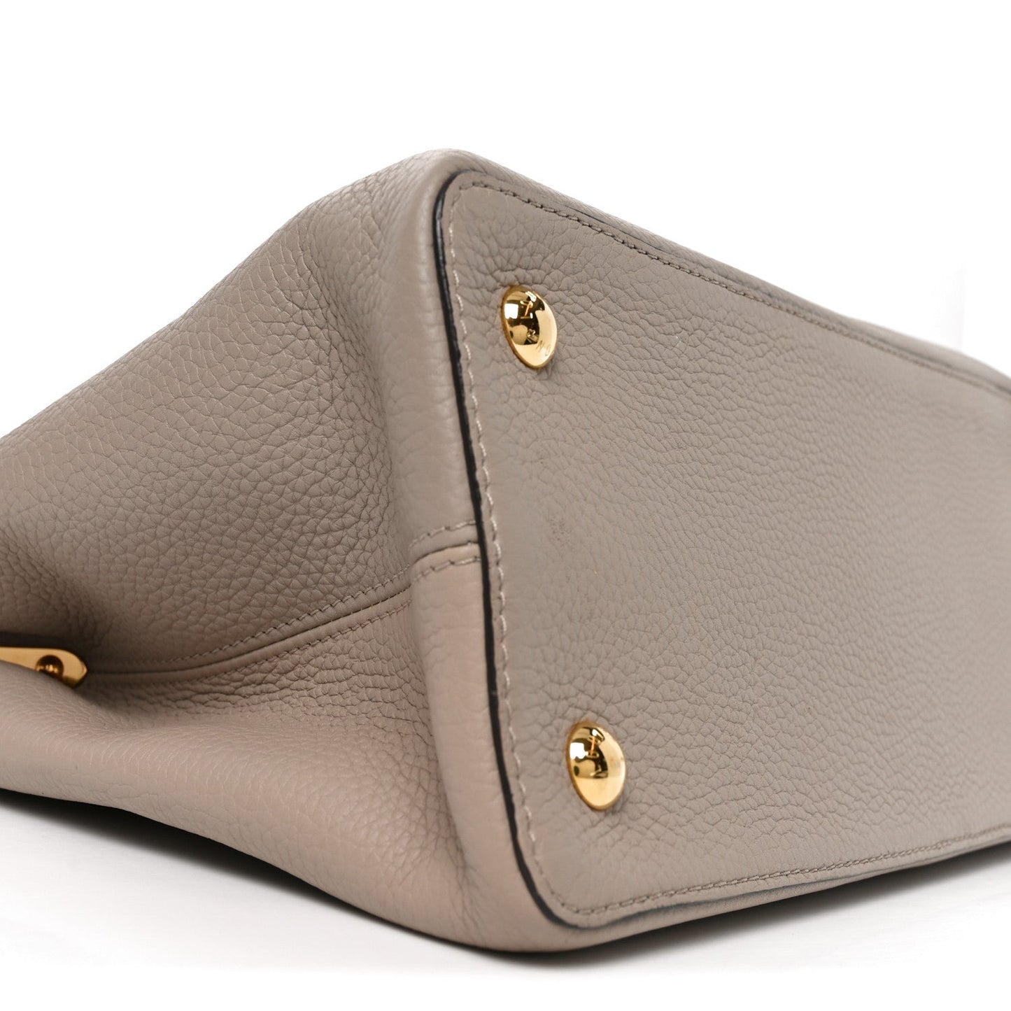 Taurillon Snakeskin Capucines Galet