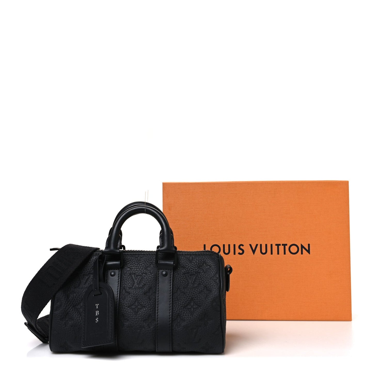 Monogram Taurillon Keepall Bandouliere 25 Black