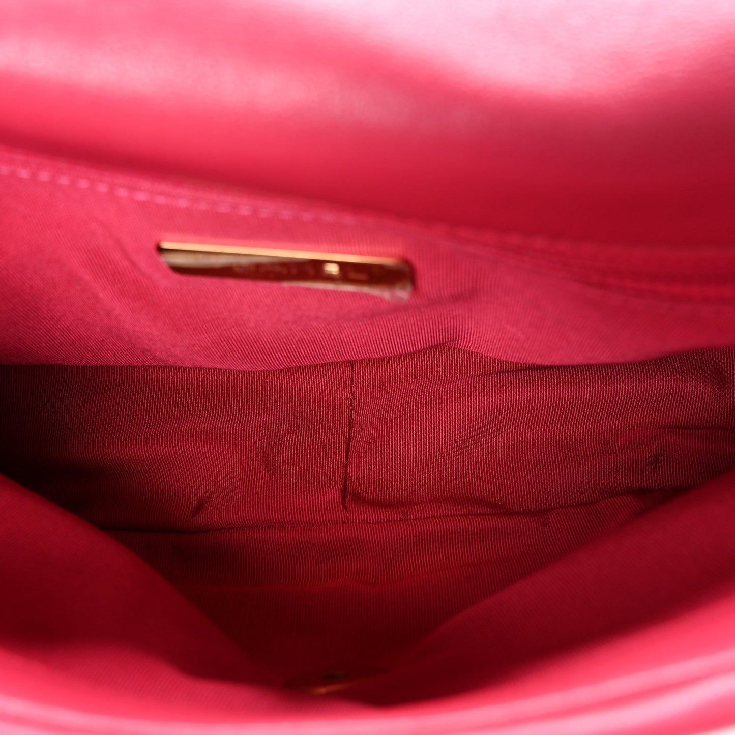 Goatskin Quilted Medium Chanel 19 Flap Pink