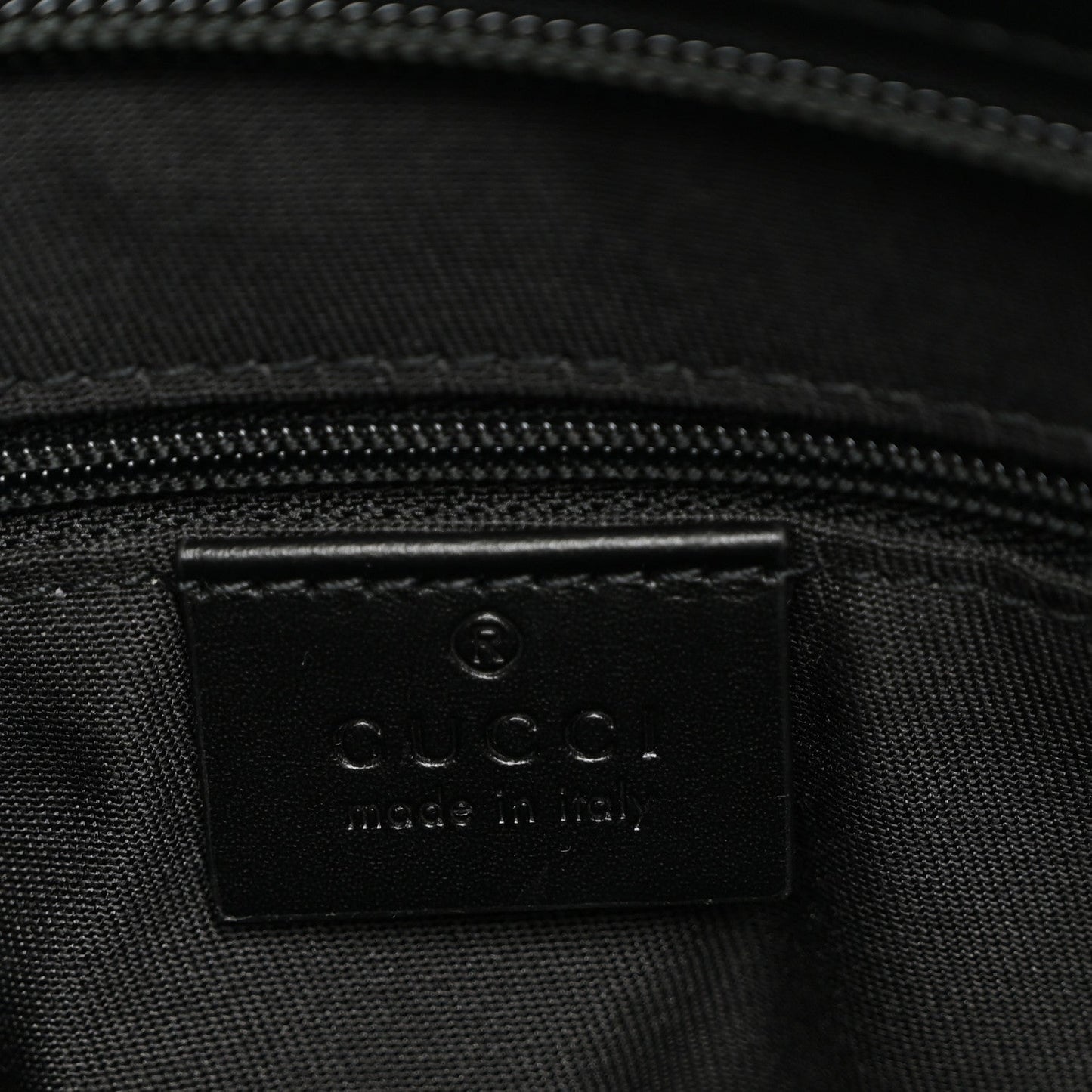GG Monogram Web Flat Messenger Bag Black