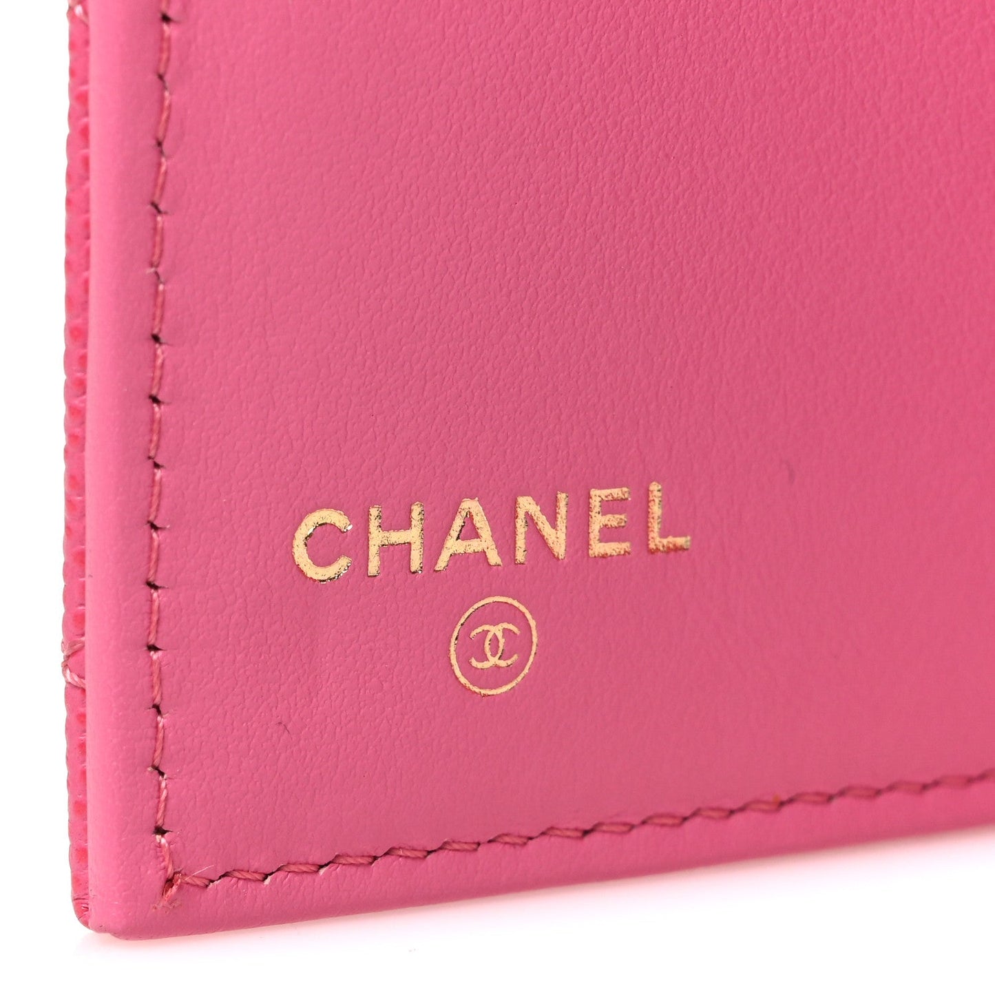 Caviar Quilted Medium Flap Wallet Pink