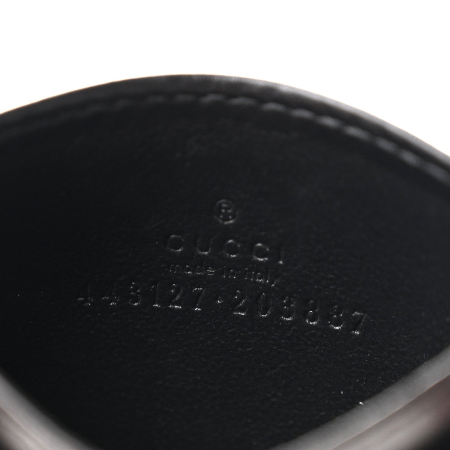 Calfskin Matelasse GG Marmont Card Holder Black
