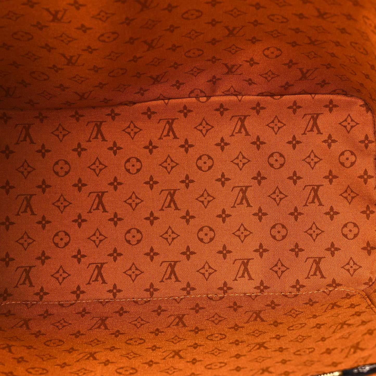 Monogram Giant Crafty Neverfull MM Creme Caramel