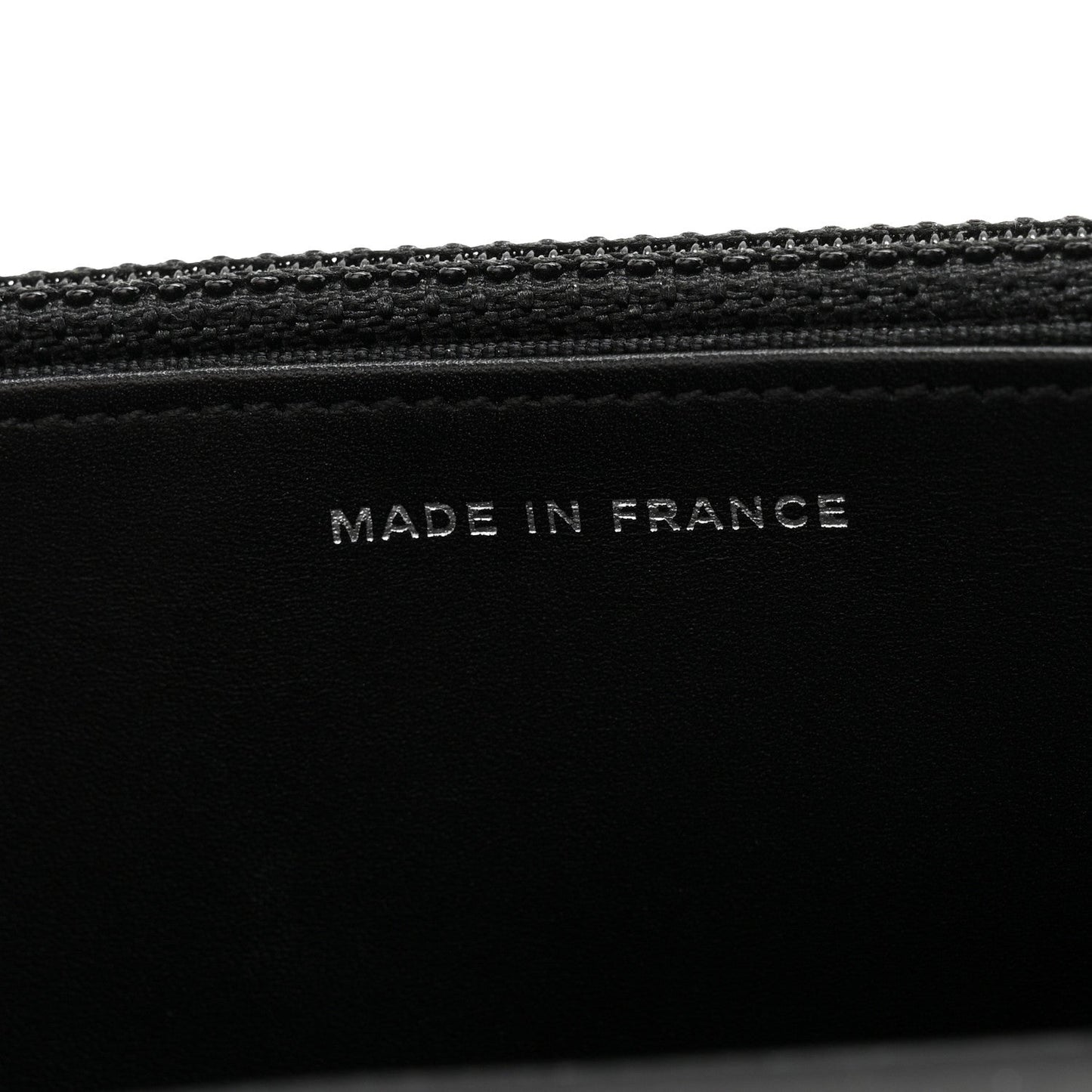 Patent Quilted Wallet On Chain WOC Black