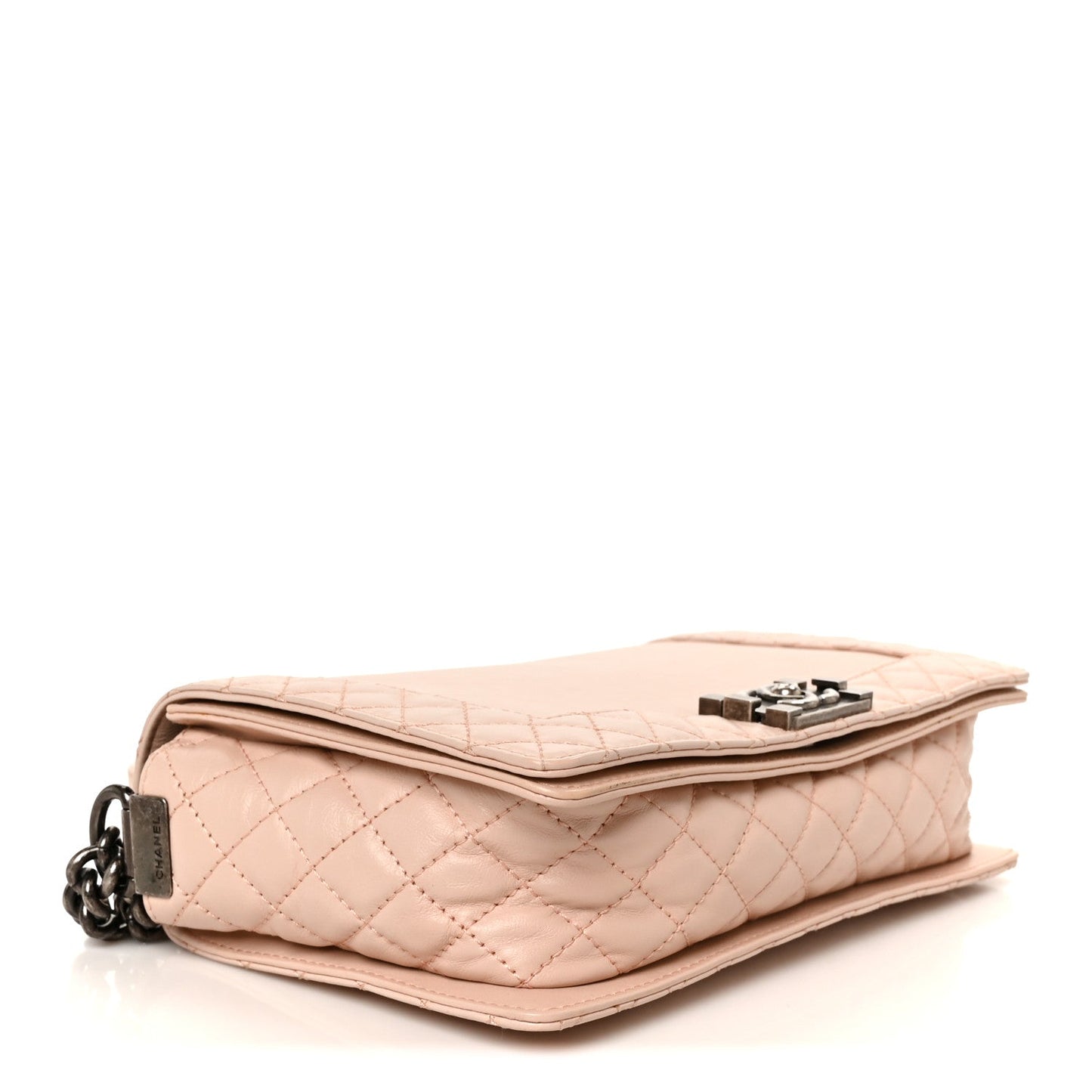Calfskin New Medium Boy Reverso Flap Light Pink
