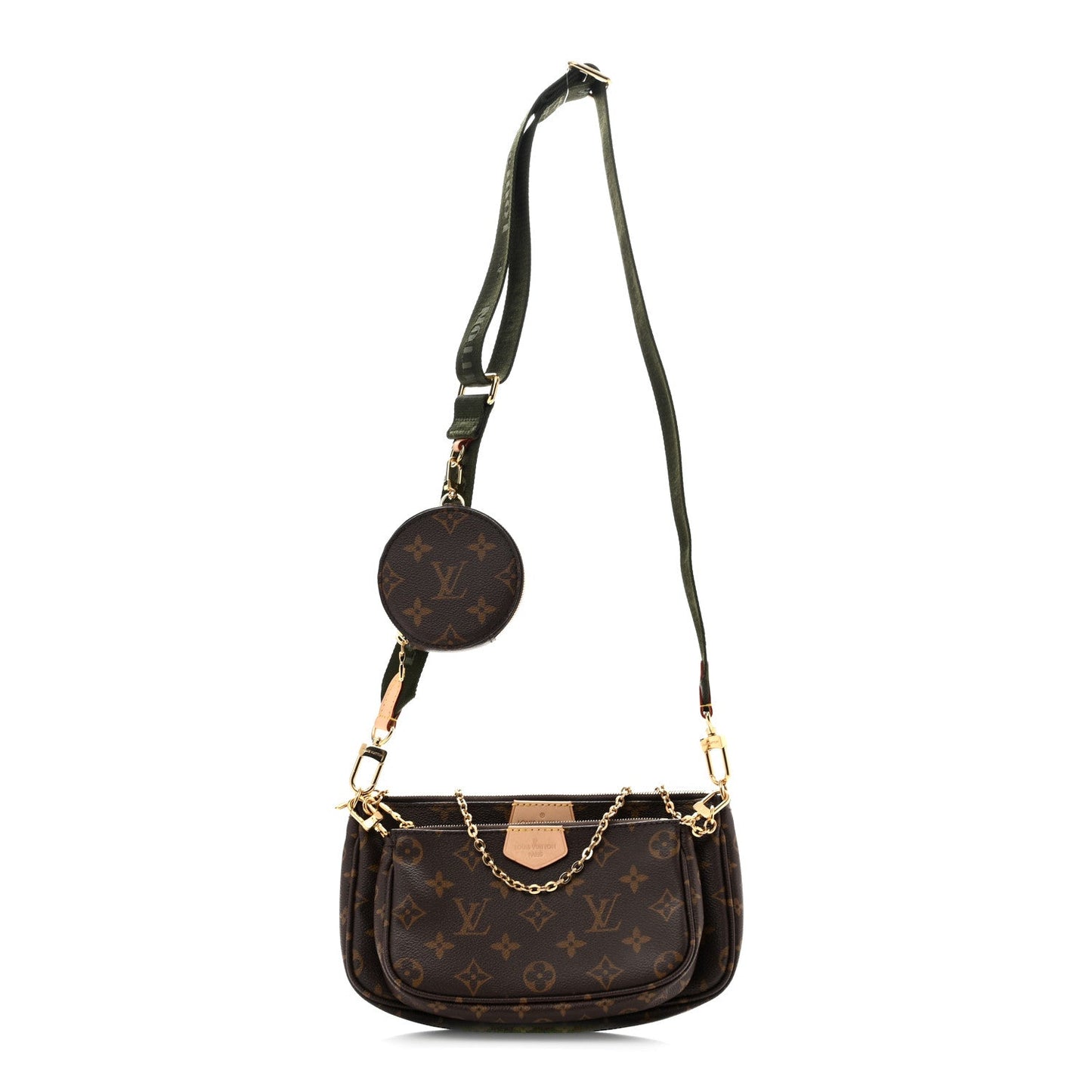 Monogram Multi Pochette Accessories Kaki