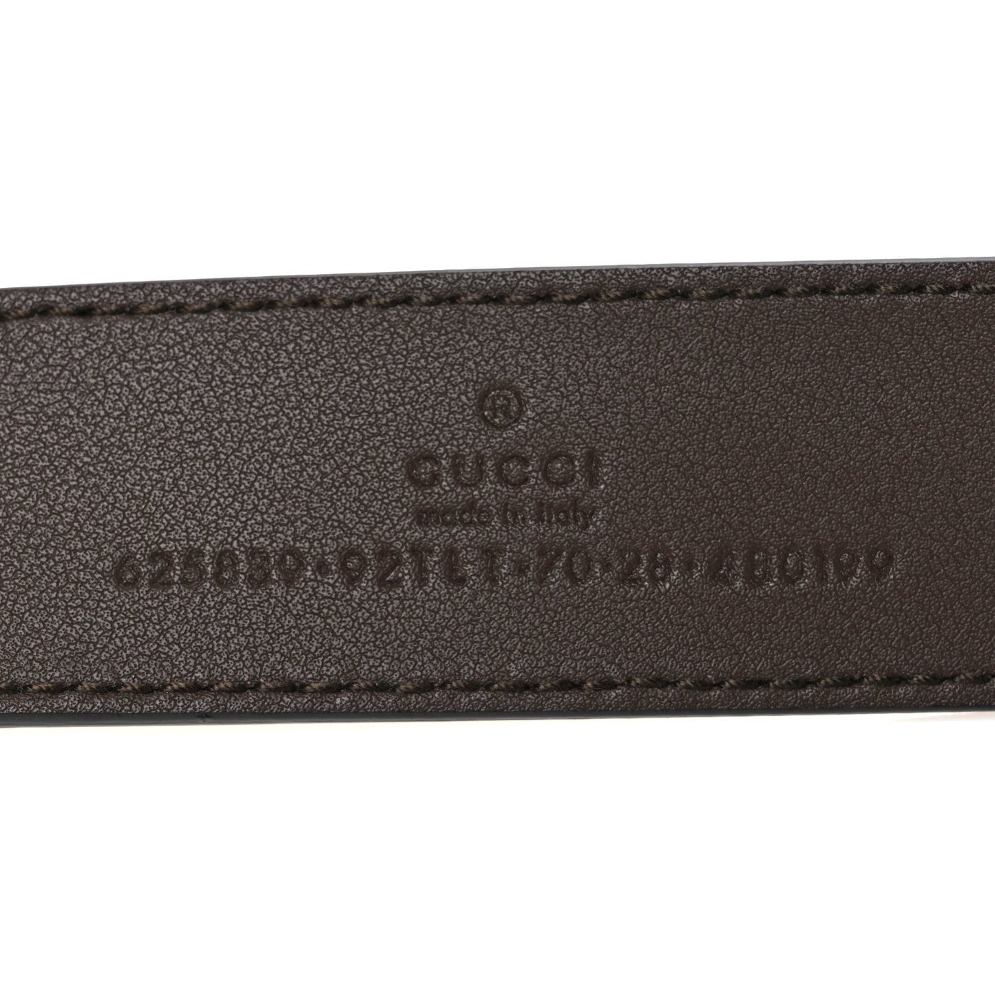 GG Supreme Monogram Matte Plutone Calfskin Double G 30mm Belt 70 28 Beige Ebony New Acero