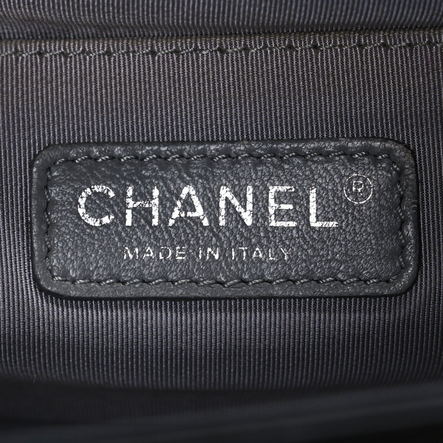 Lambskin Quilted Medium Boy Flap Black