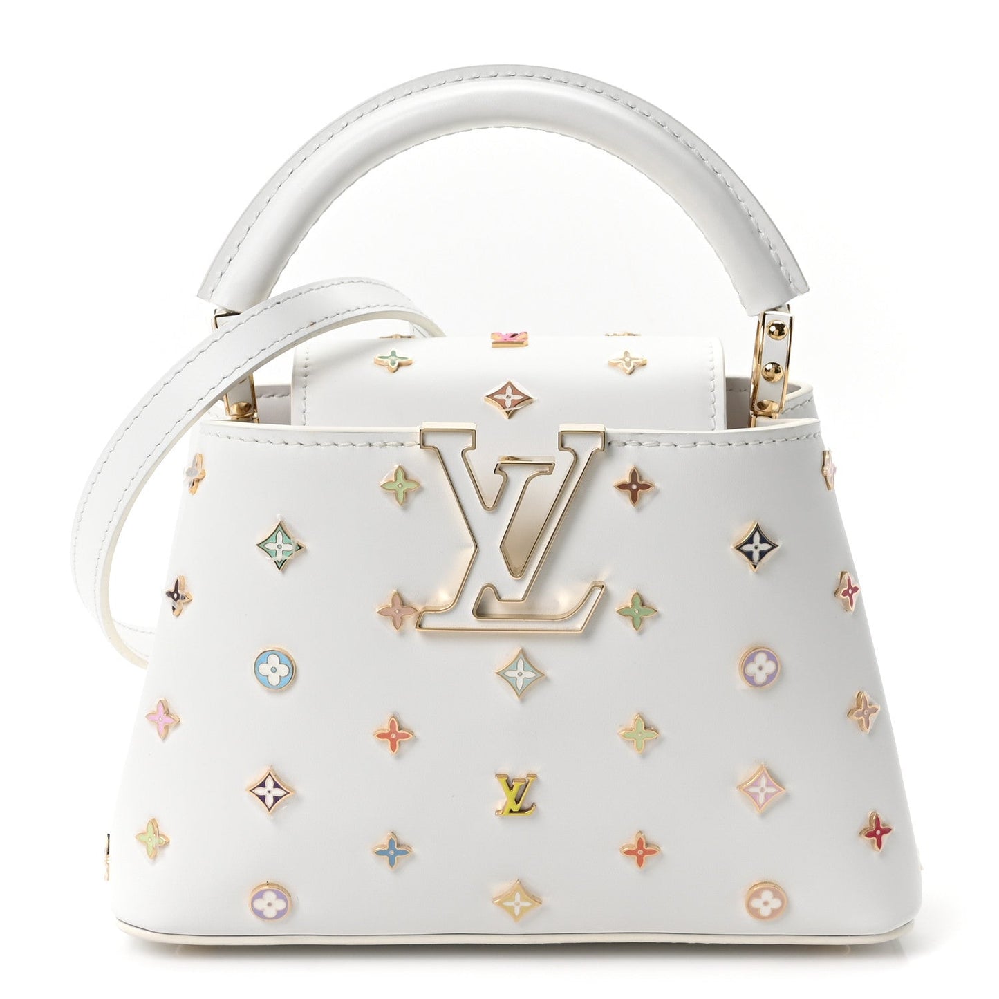 LV X TM Cowhide Mini Capucines Multicolor