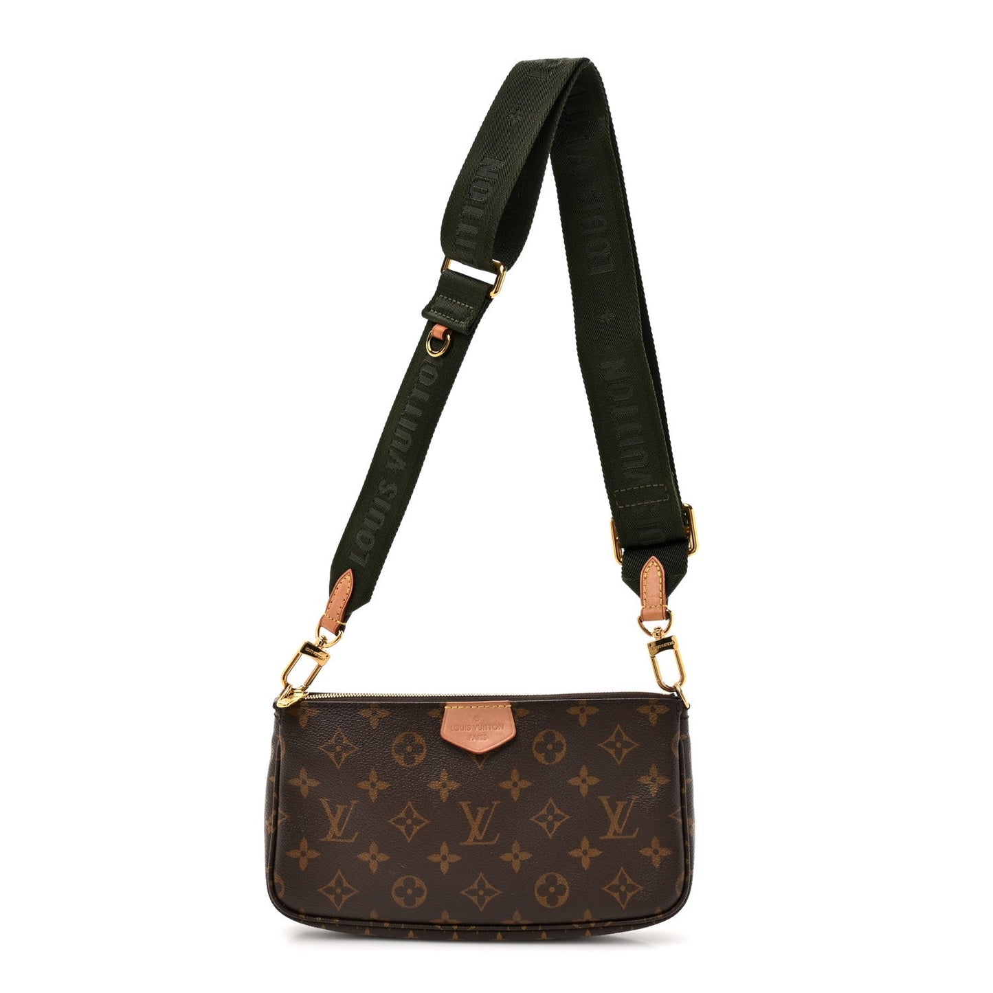 Monogram Multi Pochette Accessories Large Pochette  Kaki
