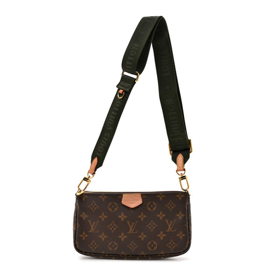 Monogram Multi Pochette Accessories Large Pochette  Kaki