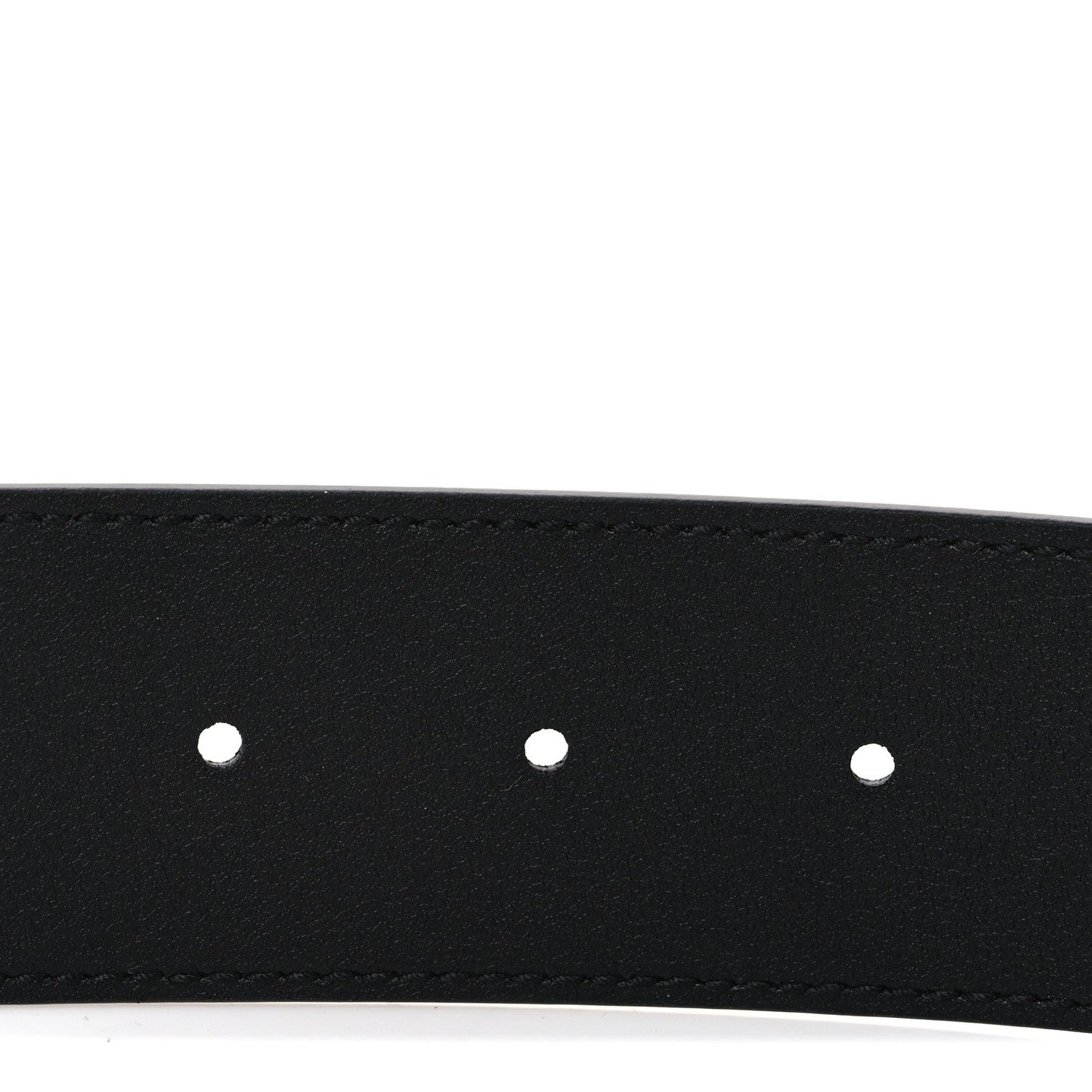 GG Supreme Monogram Matte Plutone Calfskin Double G 40mm Belt 75 30 Beige Ebony Black