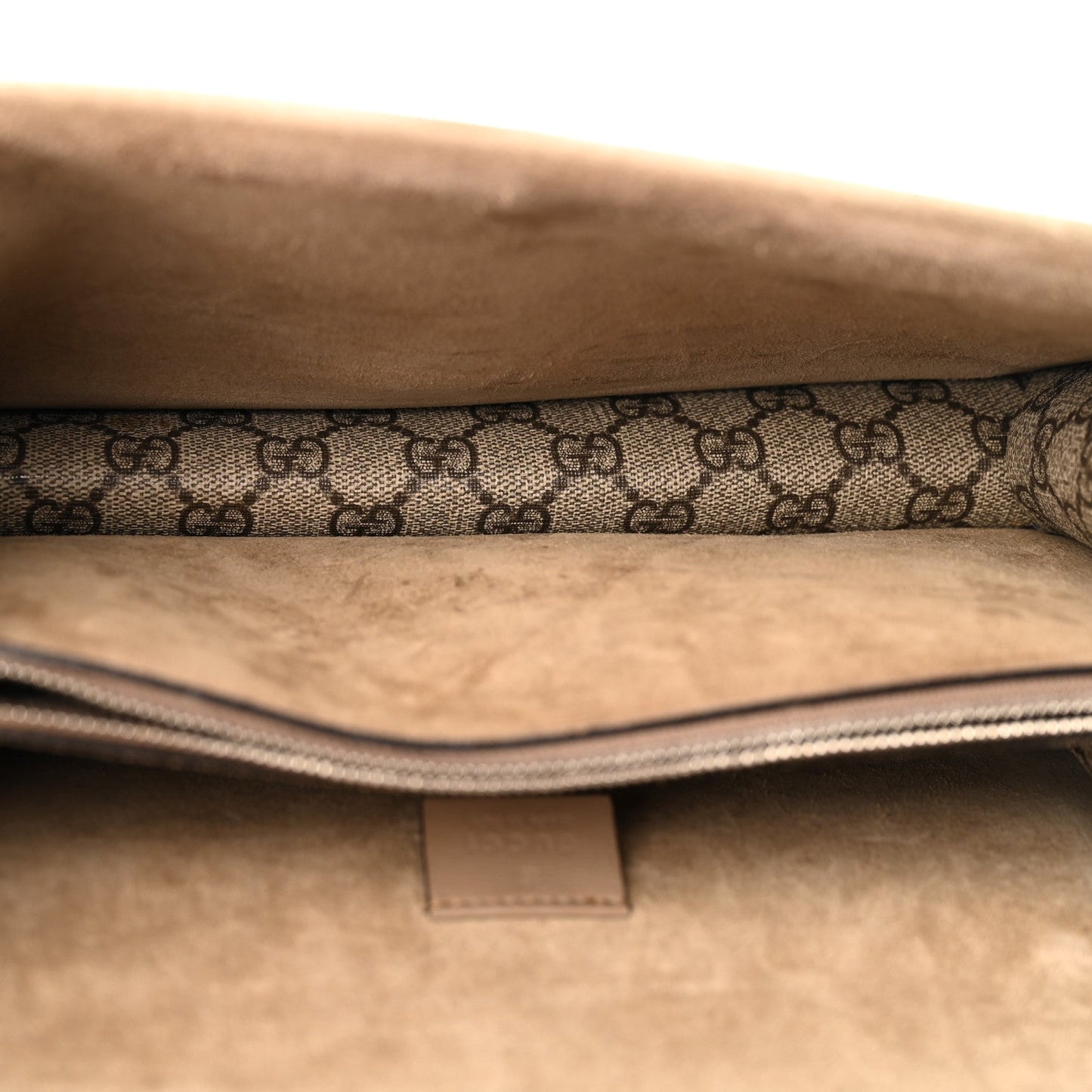 GG Supreme Monogram Small Dionysus Shoulder Bag Taupe