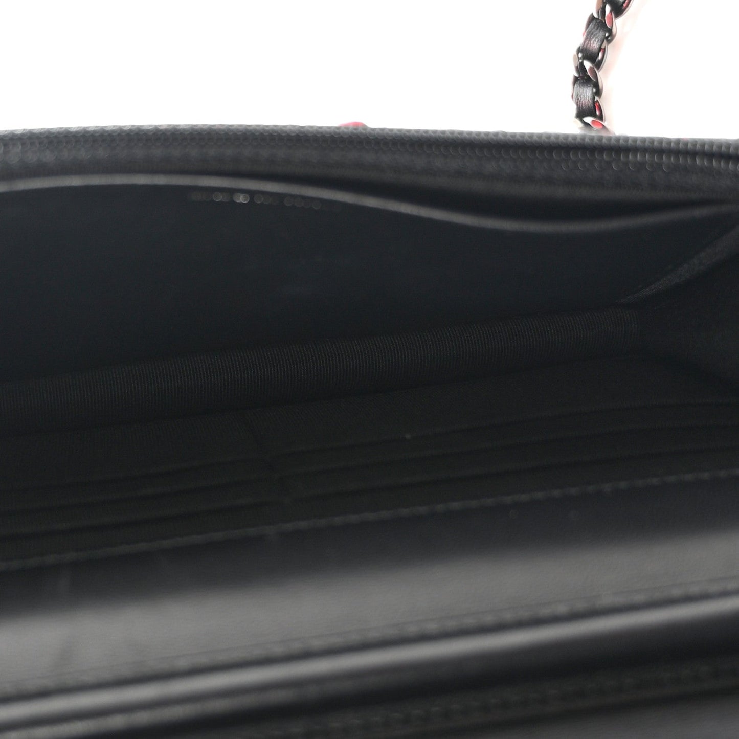 Snakeskin Wallet On Chain WOC Black Red
