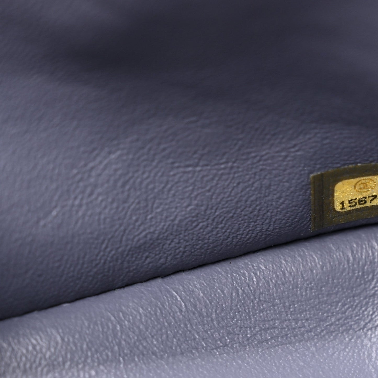 Lambskin Quilted Jumbo Double Flap Light Purple