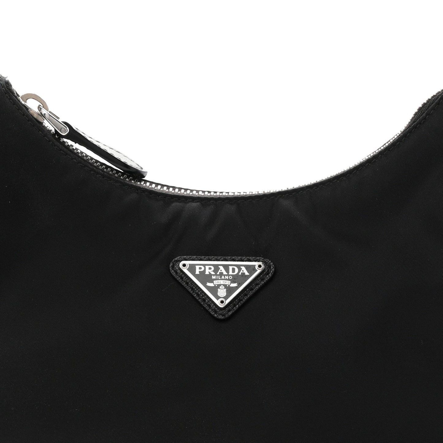 Tessuto Nylon Saffiano Mini Re-Edition 2005 Bag Black