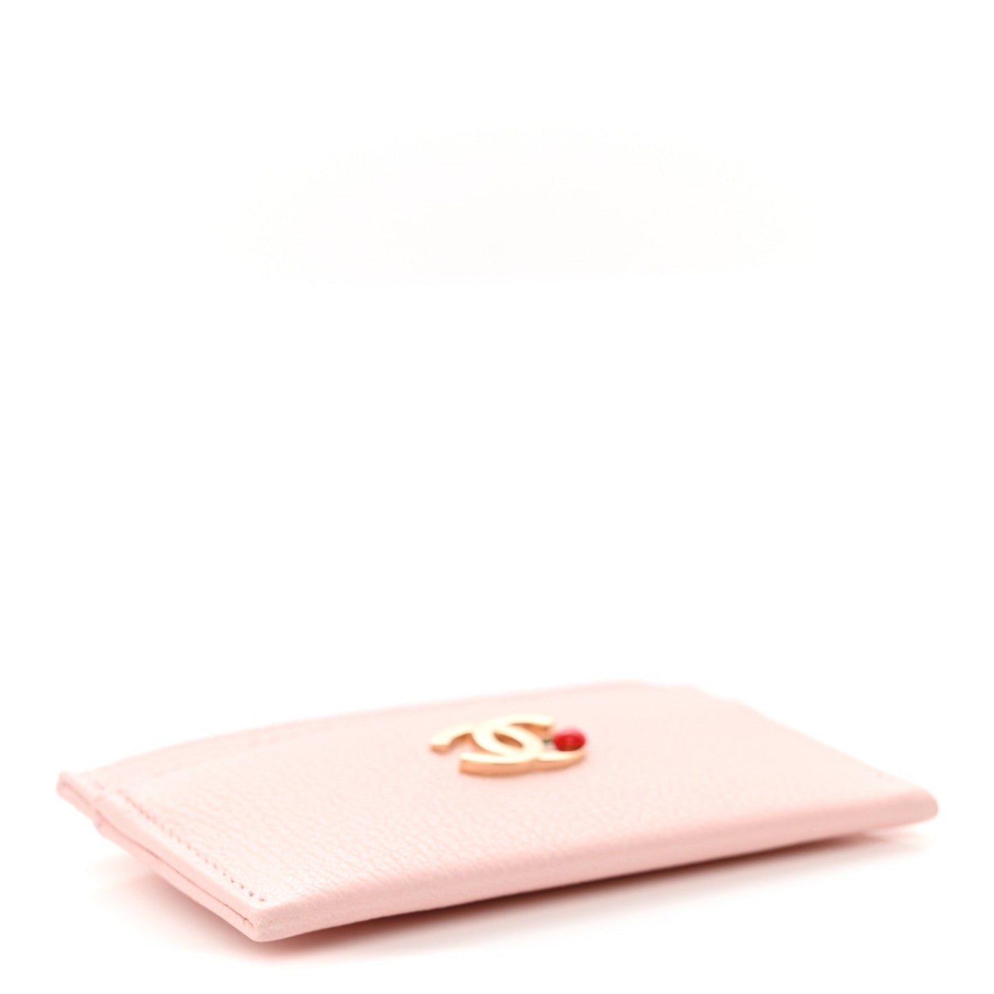 Grained Goatskin CC Apple Card Holder Light Pink