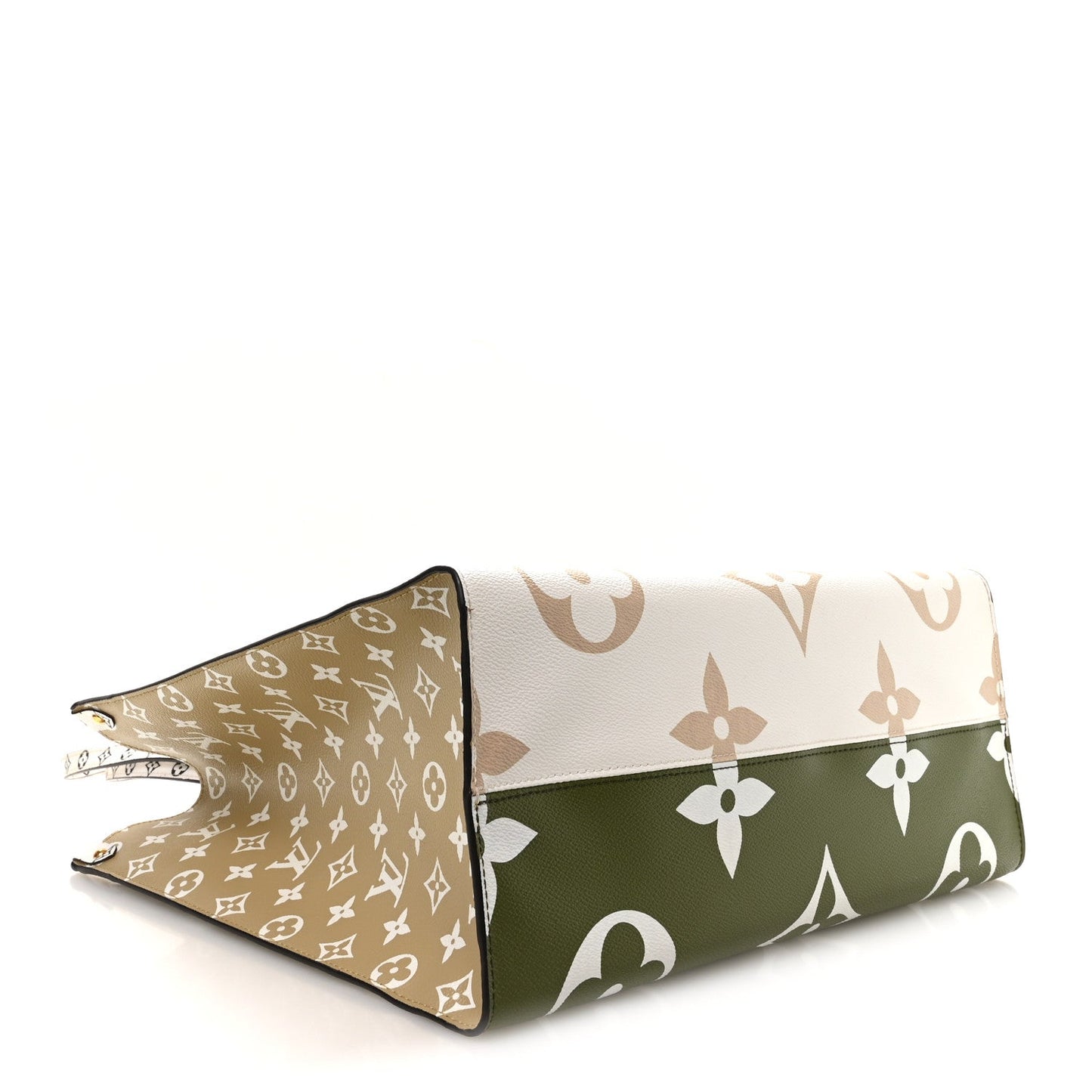 Monogram Giant Onthego GM Kaki Beige