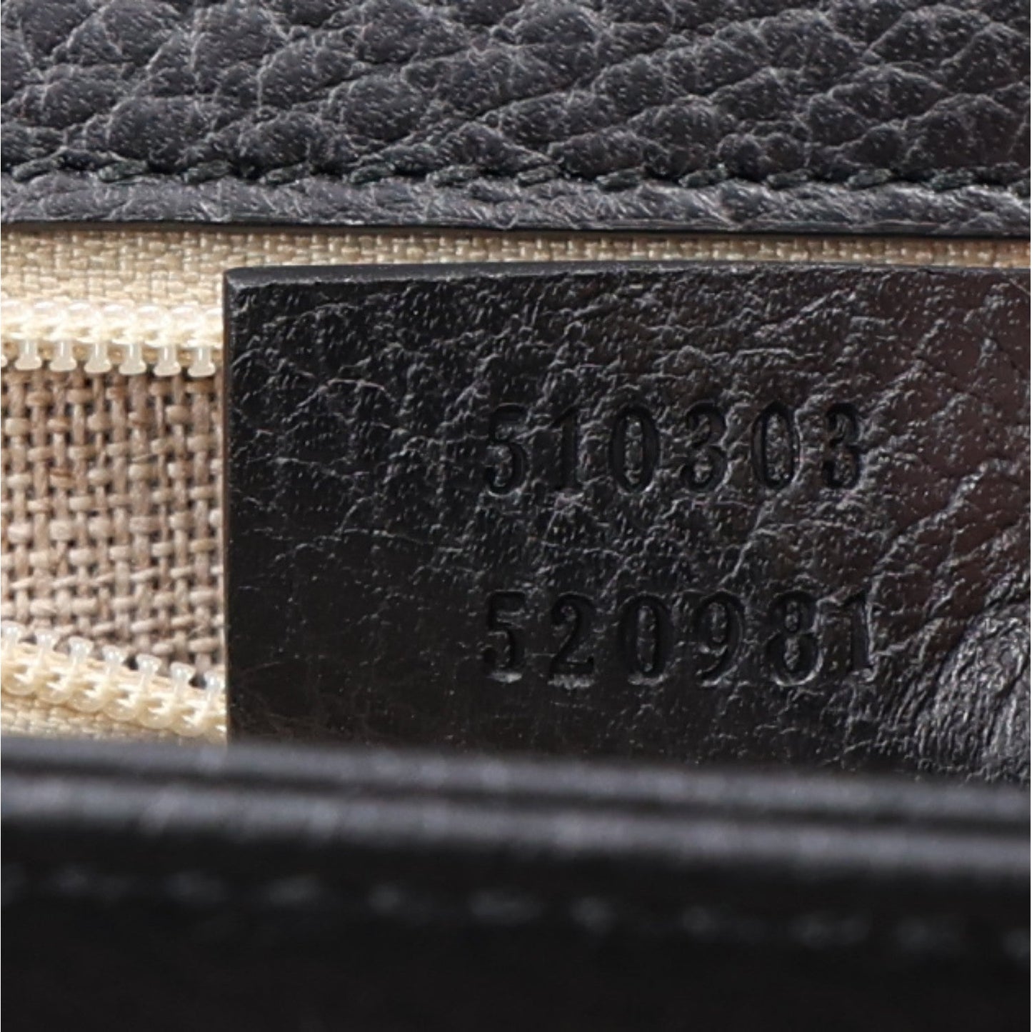 Dollar Calfskin Interlocking G Shoulder Bag Black