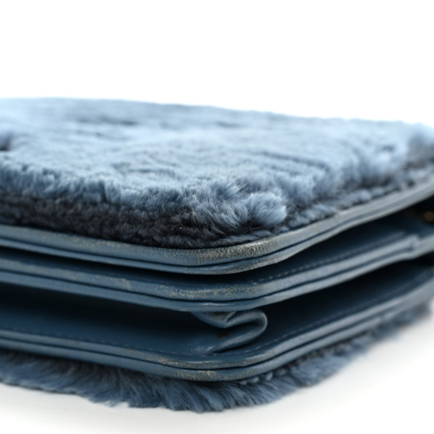 Rabbit Fur Wallet On Chain WOC Blue