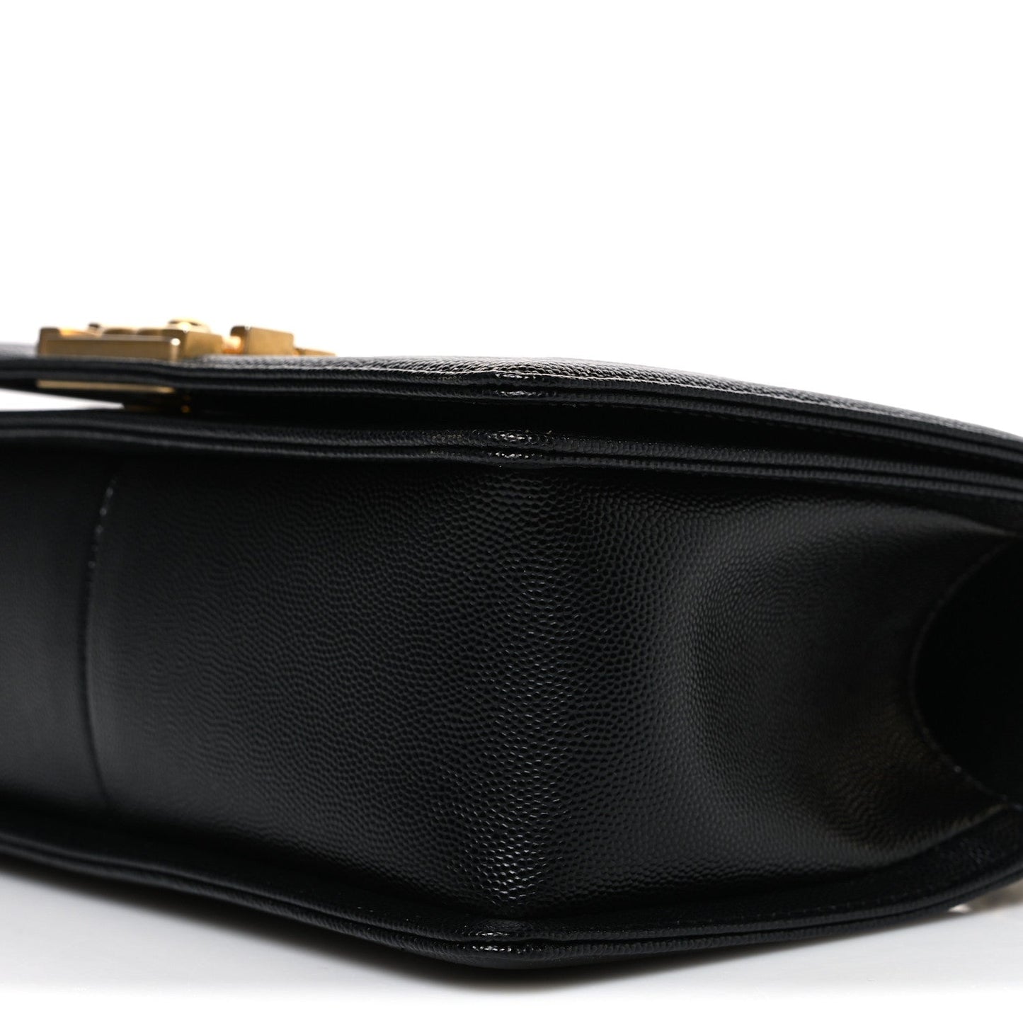 Caviar Quilted Medium Boy Flap Black