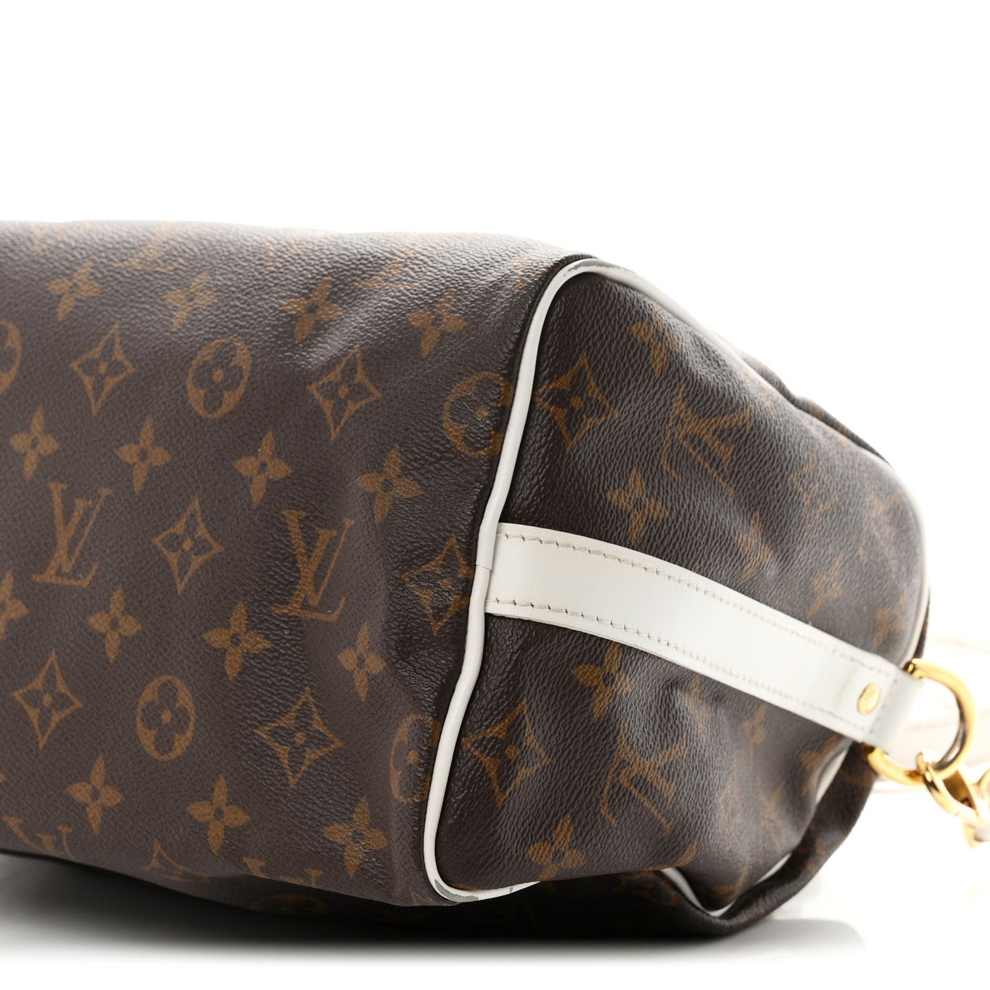 Monogram LV Match Speedy Bandouliere 25 White