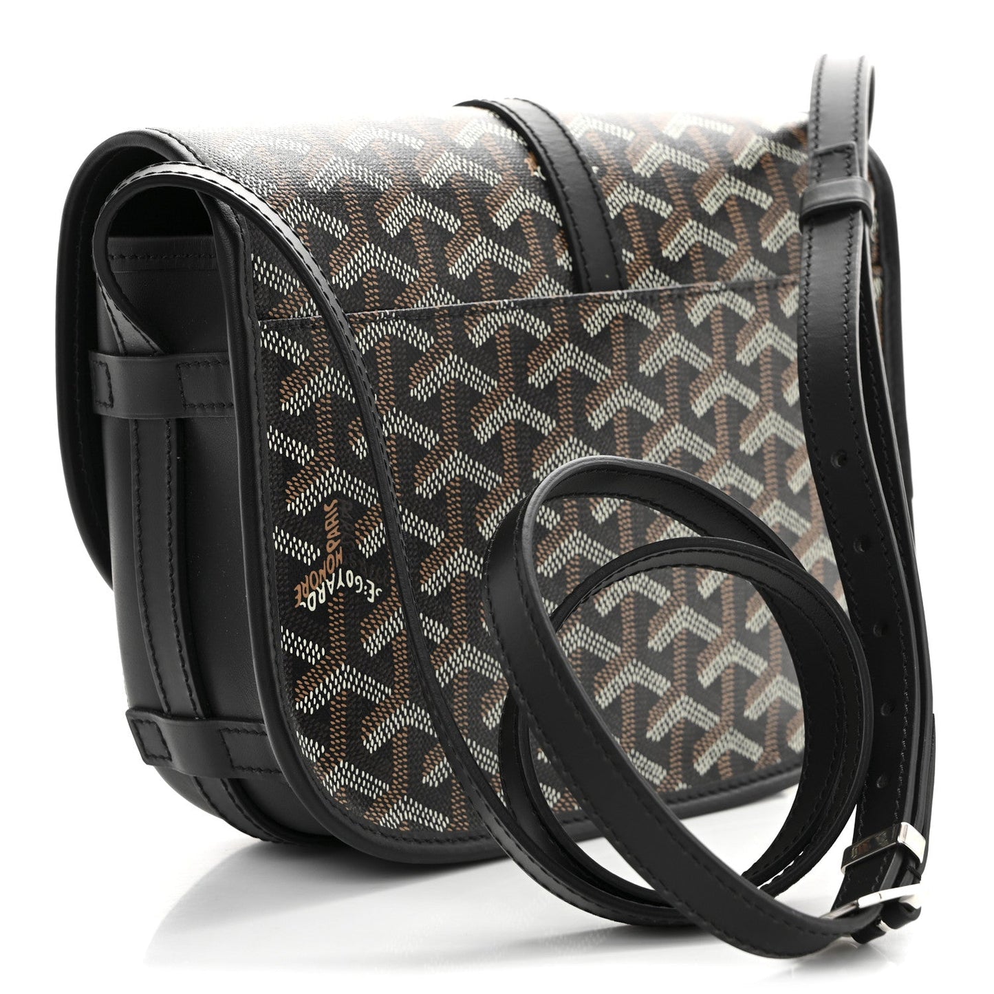 Goyardine Belvedere II PM Messenger Bag Black
