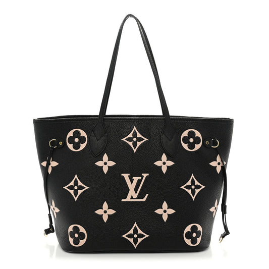 Empreinte Monogram Giant Neverfull MM Black Beige