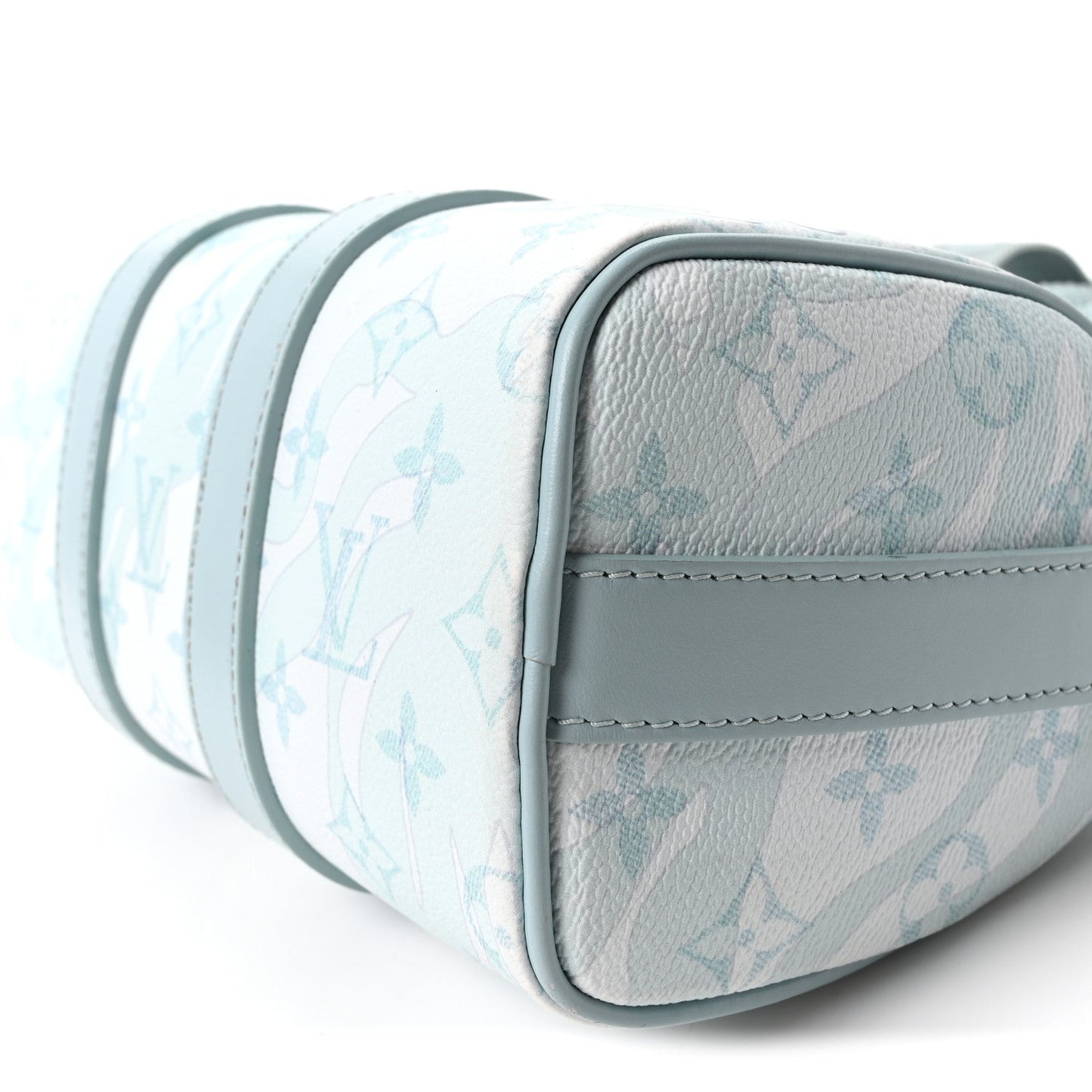 Monogram Aquagarden Keepall Bandouliere 25 Crystal Blue