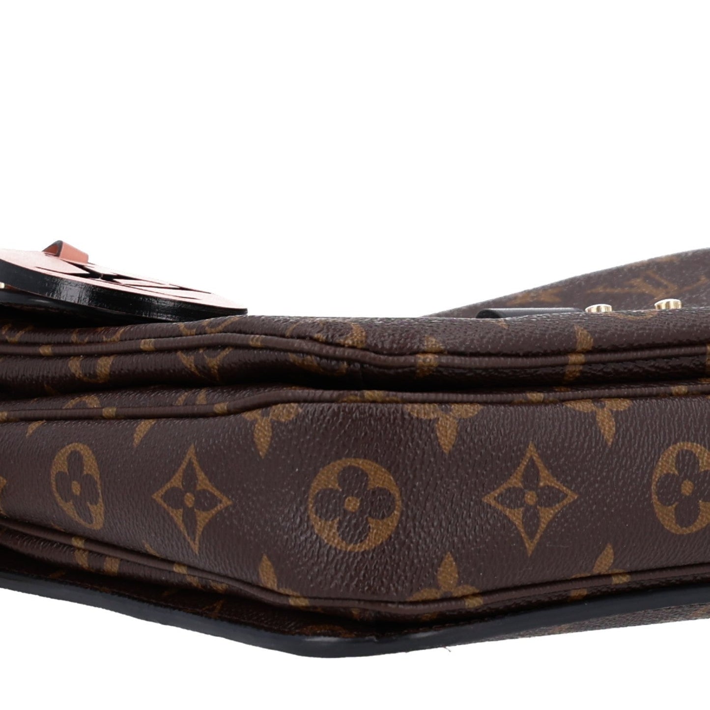 Monogram Braided Pochette Metis Coquelicot