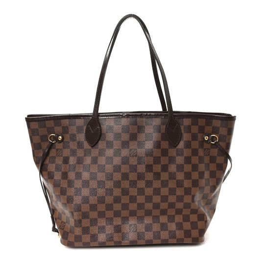 Damier Ebene Neo Neverfull MM Rose Ballerine