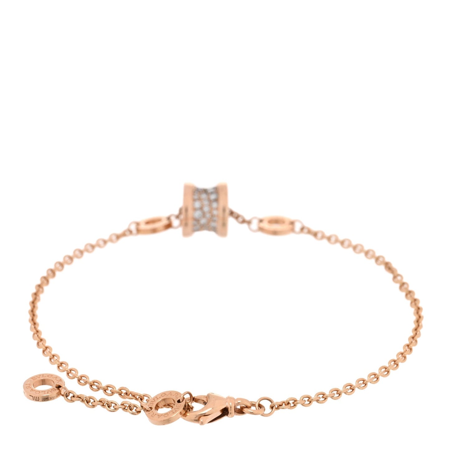 18K Rose Gold Diamond B.Zero1 Bracelet ML