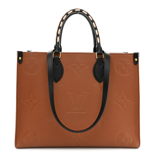 Empreinte Monogram Giant Wild At Heart Onthego MM Caramel