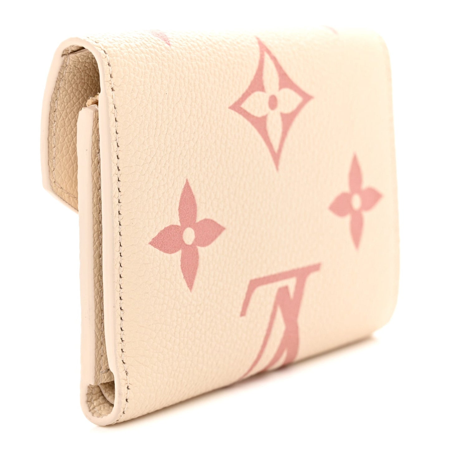 Empreinte Monogram Giant Victorine Wallet Creme Bois De Rose