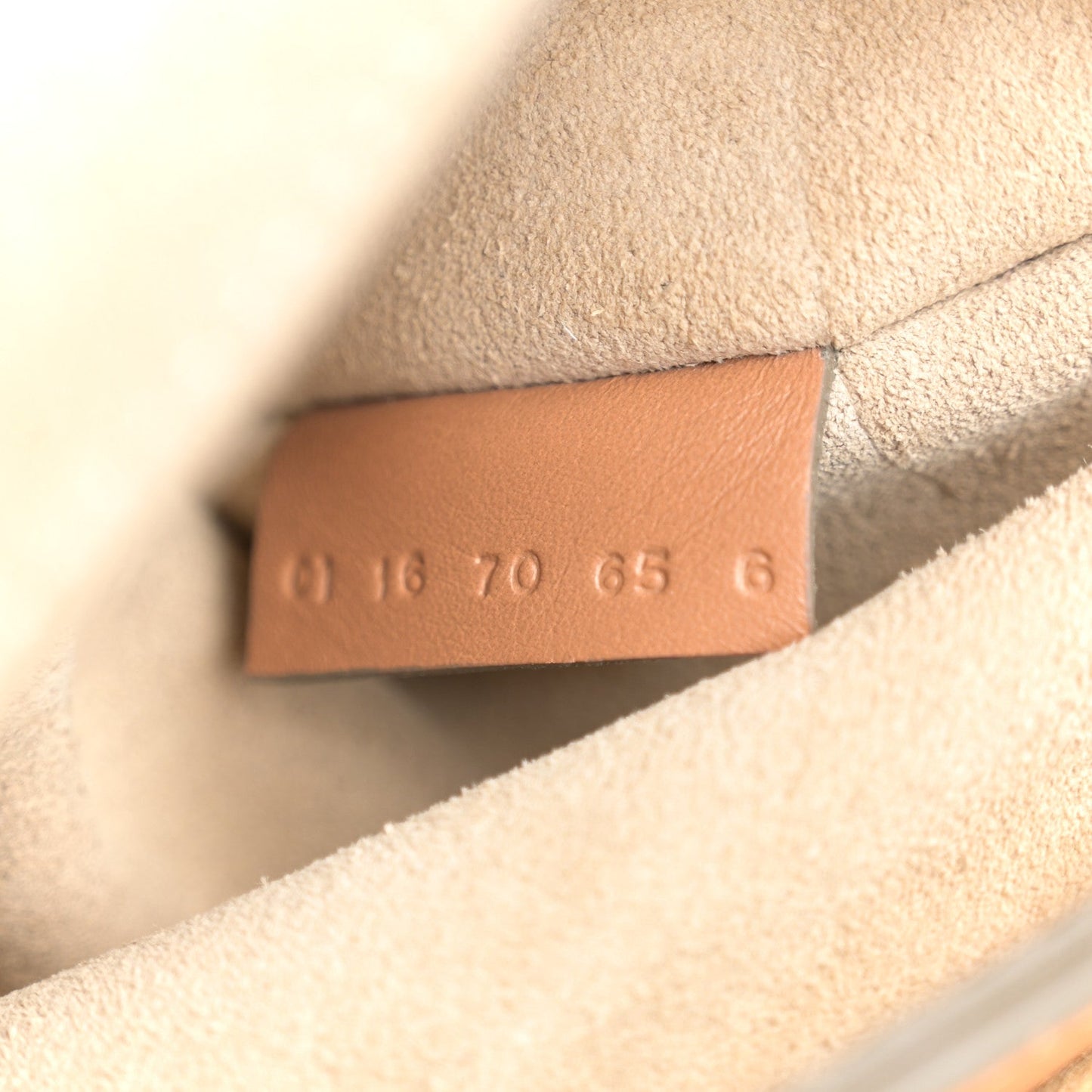 Suede Smooth Calfskin Drew Shoulder Bag Milky Coffee