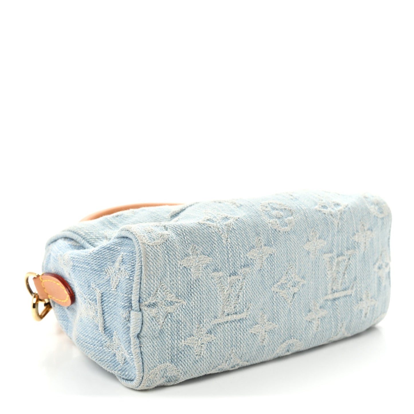 Monogram Denim Nano Speedy Sky Blue