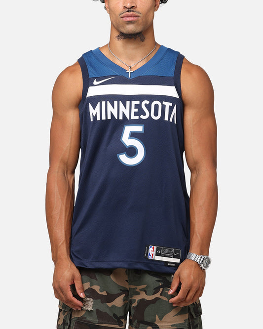 Nike Anthony Edwards Minnesota Timberwolves #5 Icon Edition 2022/23 Nike Dri-Fit NBA Swingman Jersey College Navy
