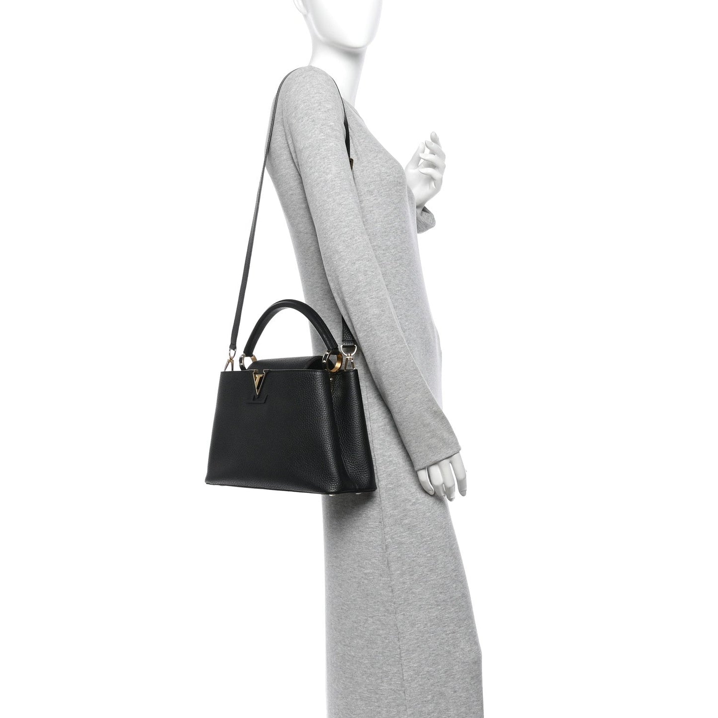 Taurillon Capucines PM Black