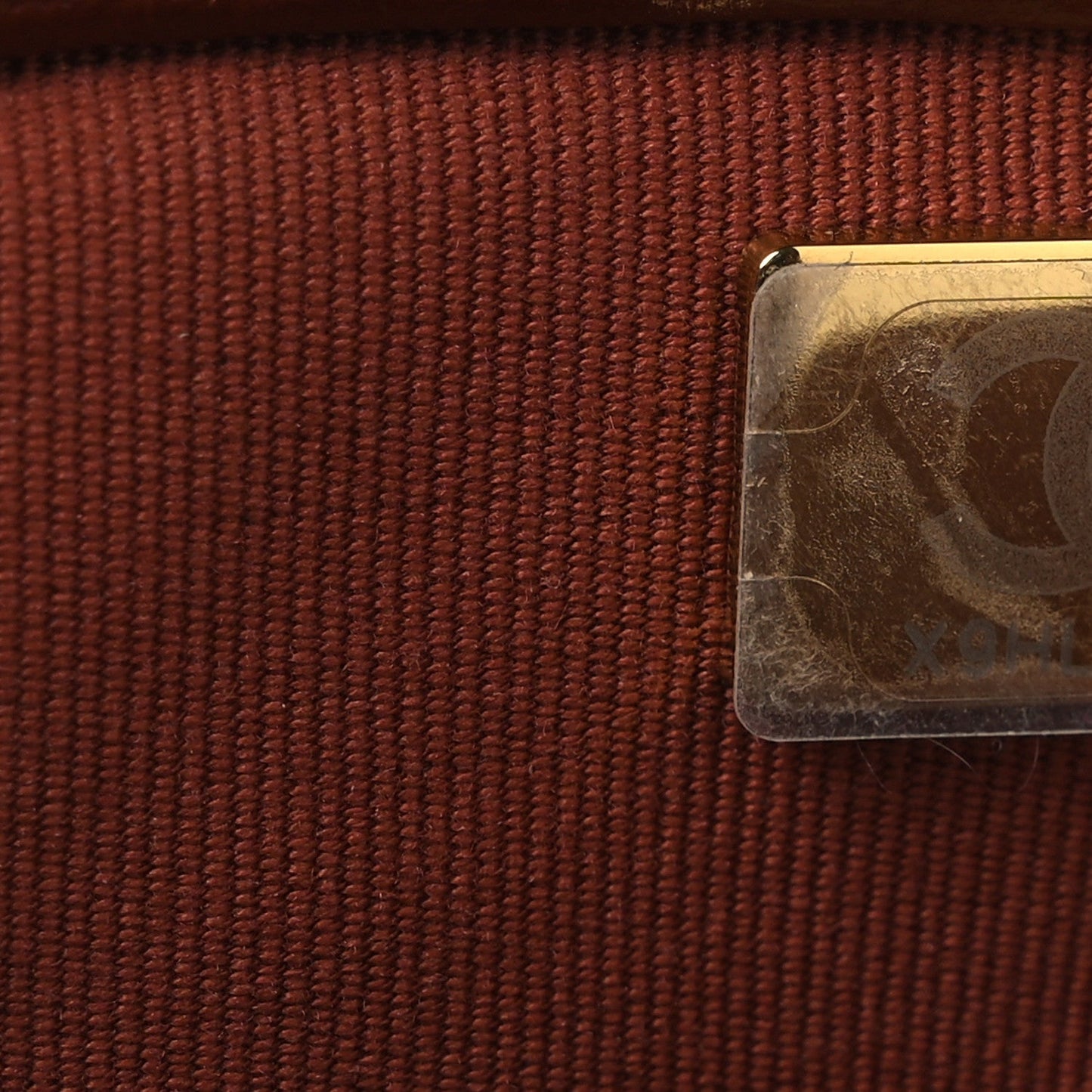 Shiny Lambskin Quilted Mini Cocodoc Top Handle Bag Brown