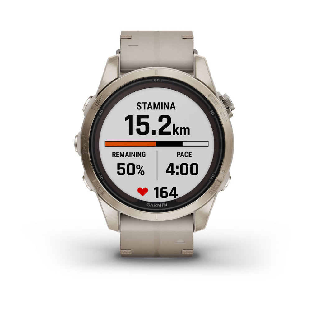 Garmin 010-02776-30 fēnix® 7S Pro – Sapphire Solar Edition Digital Men's Watch