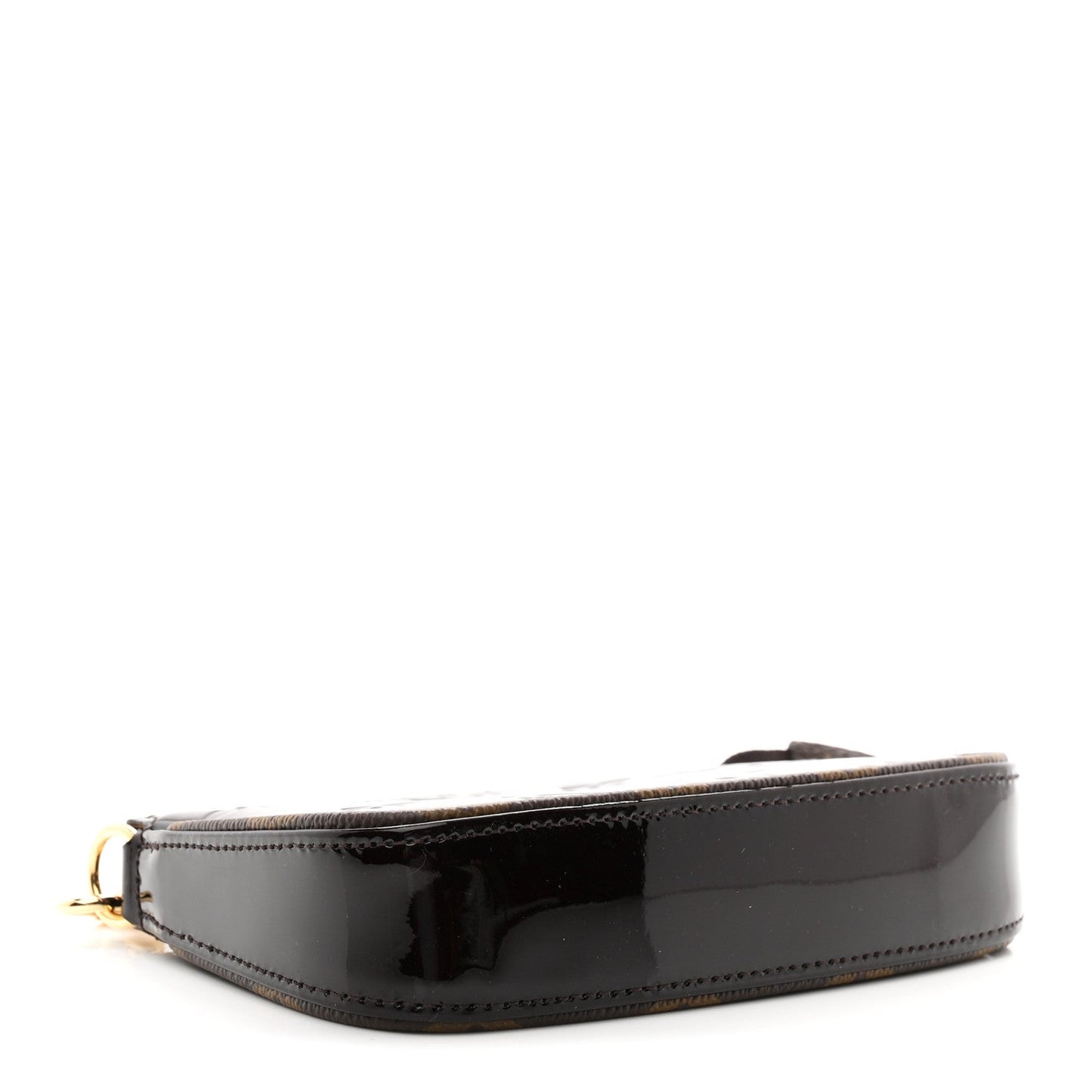 Vernis Monogram Mini Pochette Accessories Amarante