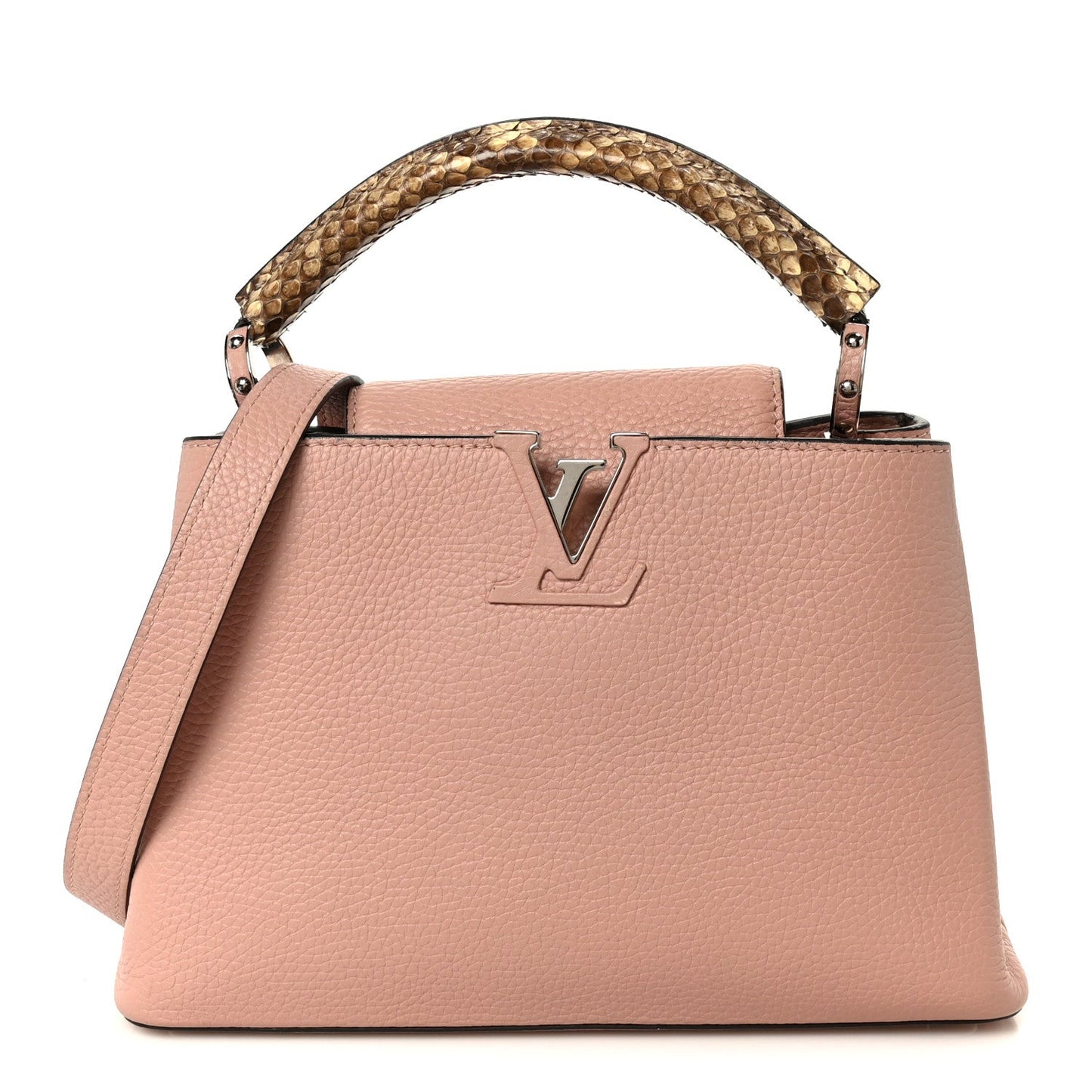 Taurillon Snakeskin Capucines BB