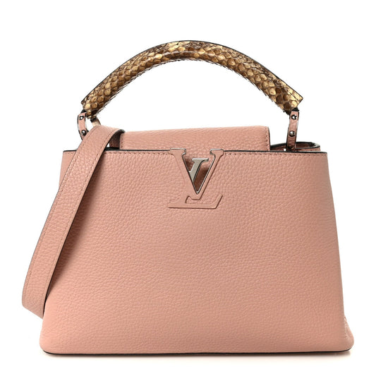 Taurillon Snakeskin Capucines BB
