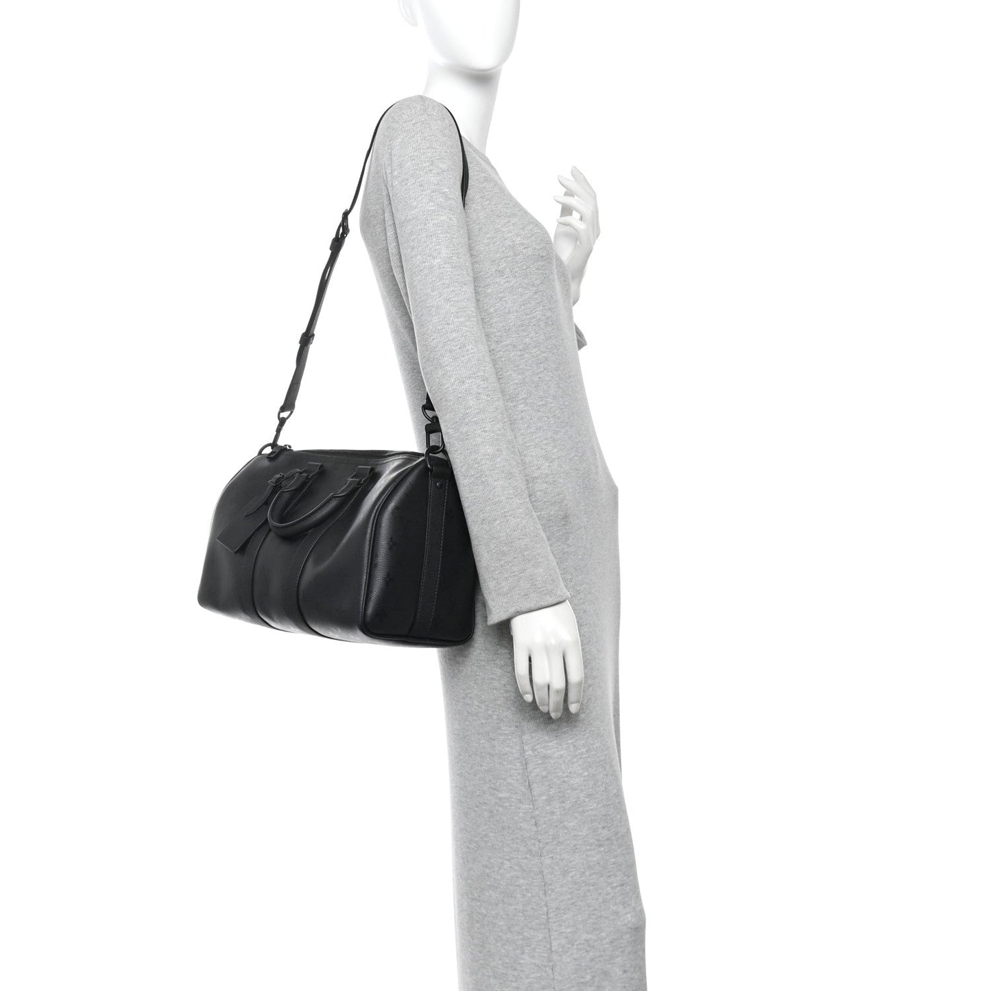 Monogram Midnight Keepall Bandouliere 35 Black