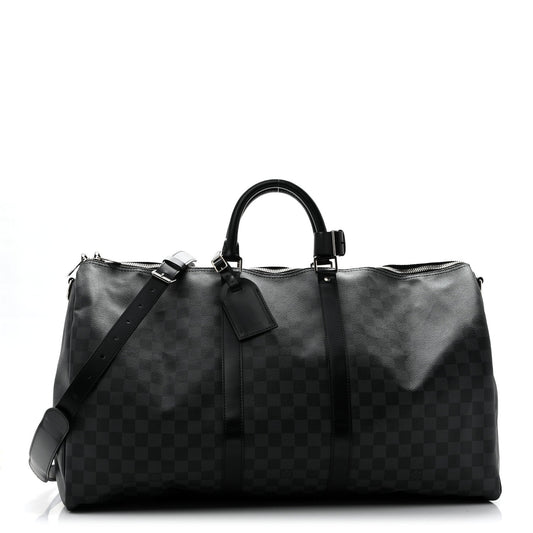 Damier Graphite Keepall Bandouliere 55