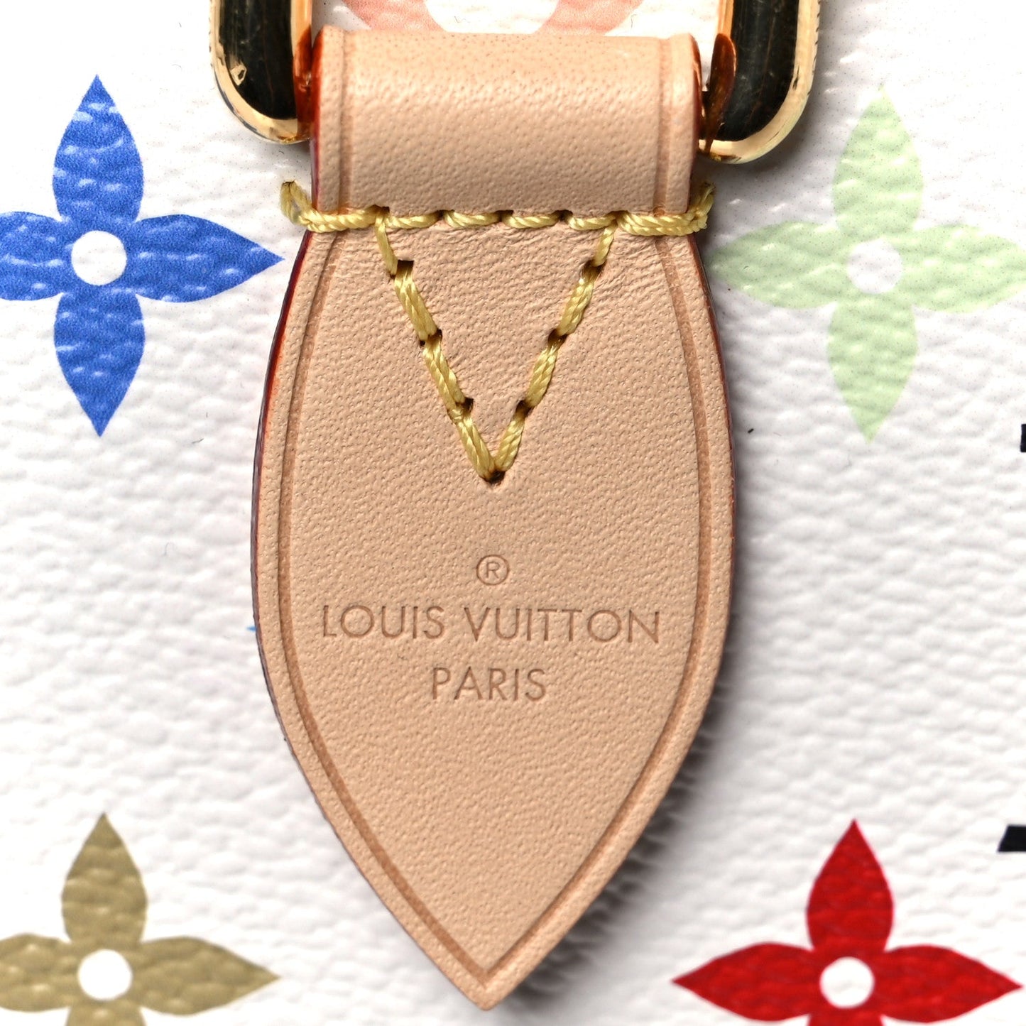 LV X TM Monogram Multicolor Speedy Bandouliere 25 White